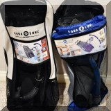 L12. 2 Snorkle sets with flippers. - $$16 each